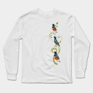 Superb Starling - Bird in Kenya / Afrika Long Sleeve T-Shirt